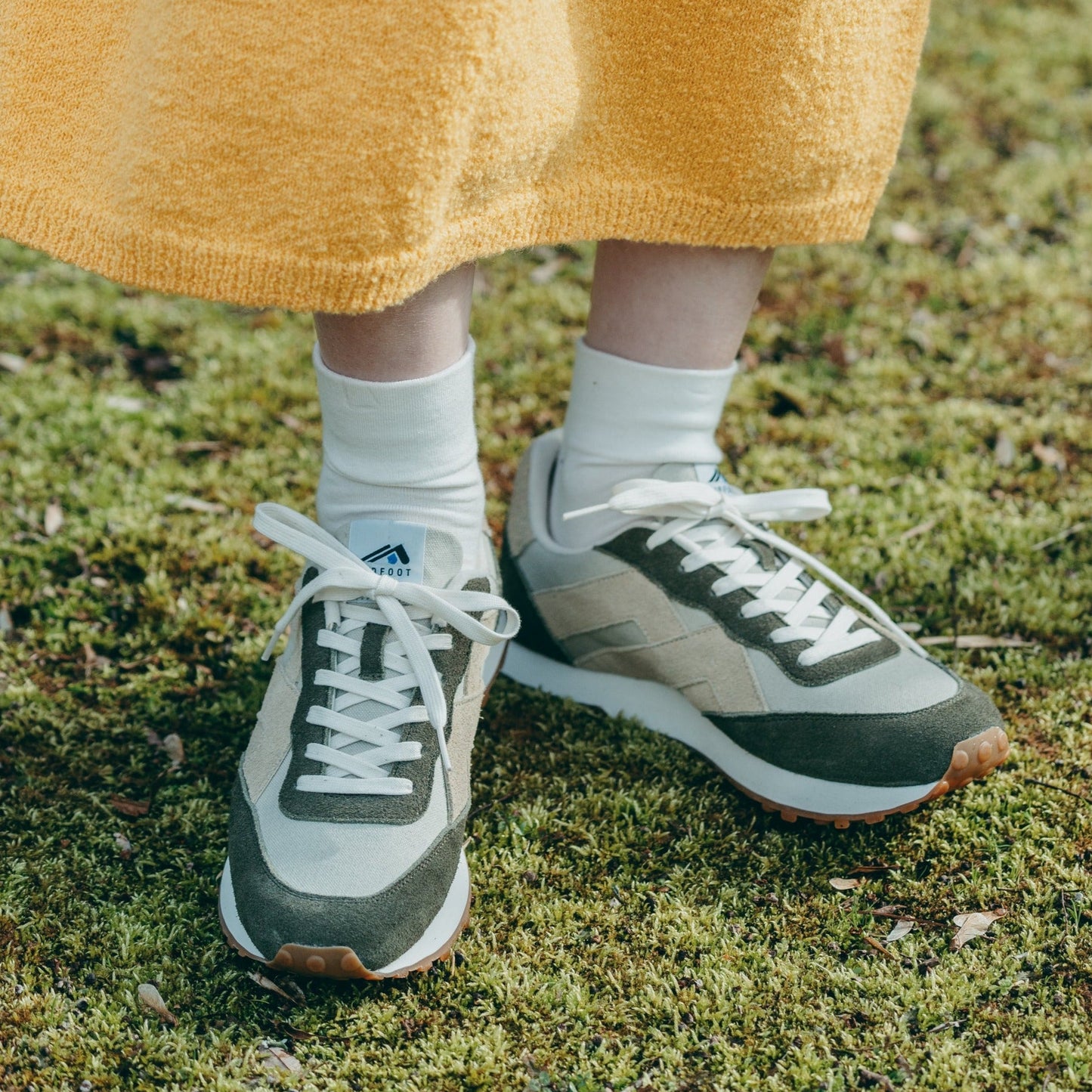 MIDFOOT ADVANCE ミッドフット アドバンス BASIS OLIVE/BEIGE MF-014 スニーカー ユニセックス
