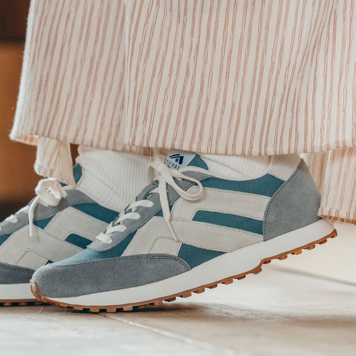 MIDFOOT ADVANCE ミッドフット アドバンス BASIS BLUE/GRAY MF-014 スニーカー ユニセックス