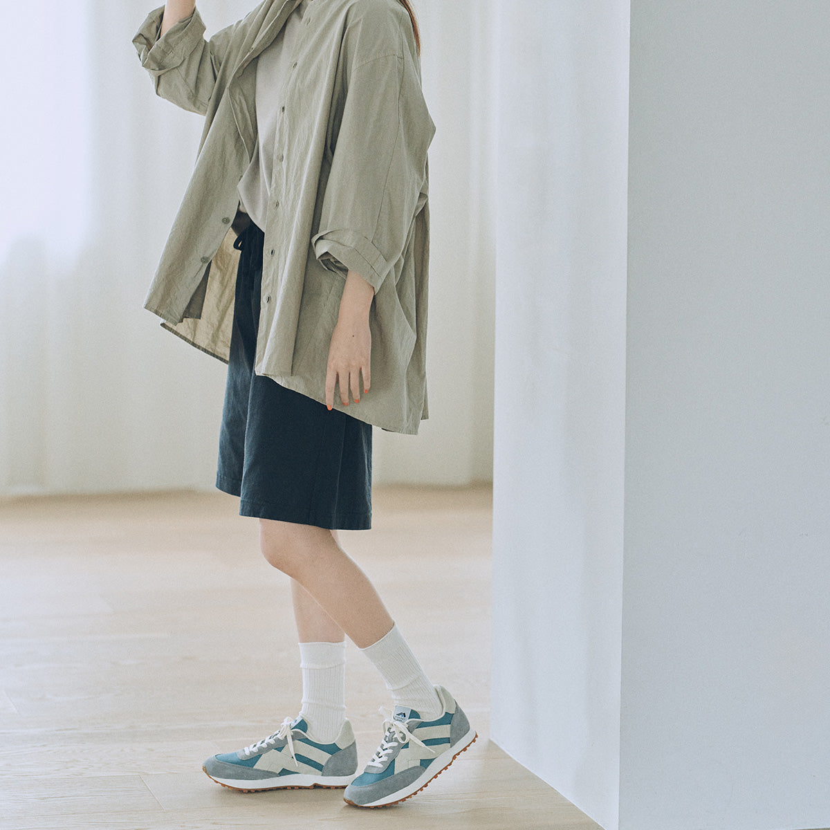 MIDFOOT ADVANCE ミッドフット アドバンス BASIS BLUE/GRAY MF-014 スニーカー ユニセックス