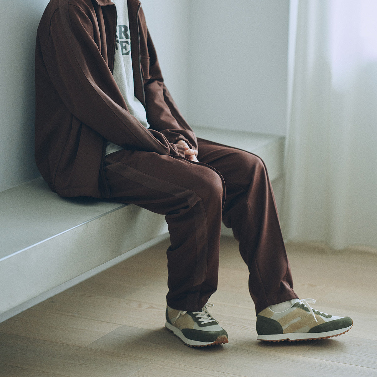 MIDFOOT ADVANCE ミッドフット アドバンス BASIS OLIVE/BEIGE MF-014 スニーカー ユニセックス