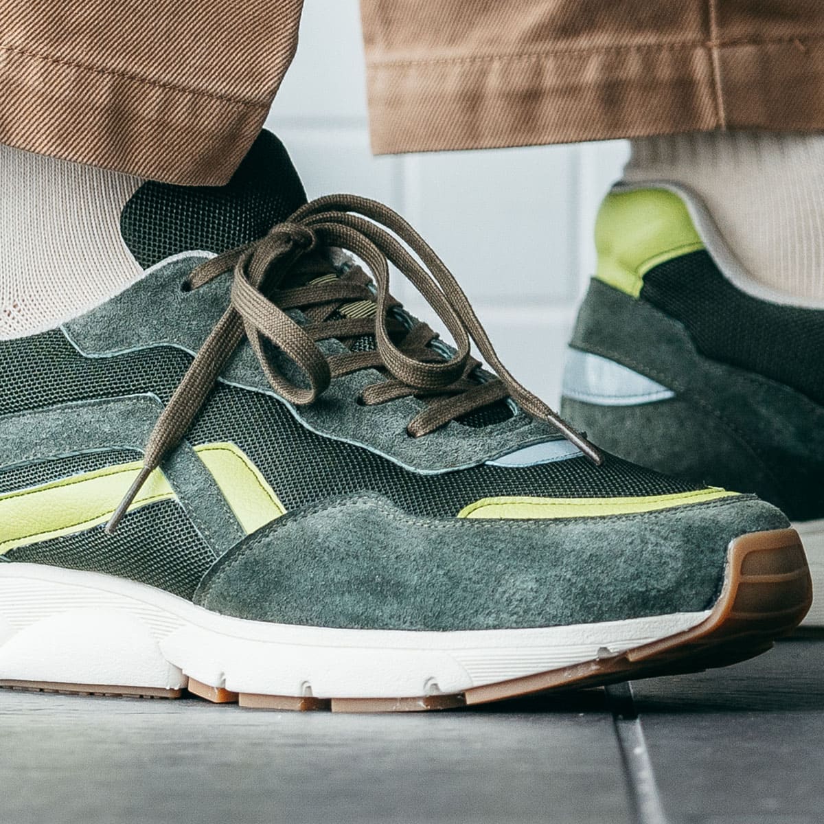 MIDFOOT ADVANCE ミッドフット アドバンス EVERY OLIVE MF-013 スニーカー メンズ レディース