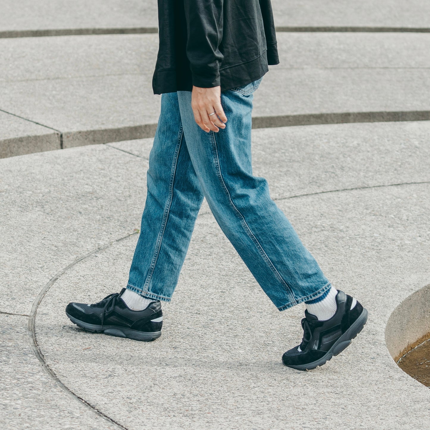 MIDFOOT ADVANCE ミッドフット アドバンス EVERY BLACK MF-013 スニーカー メンズ レディース