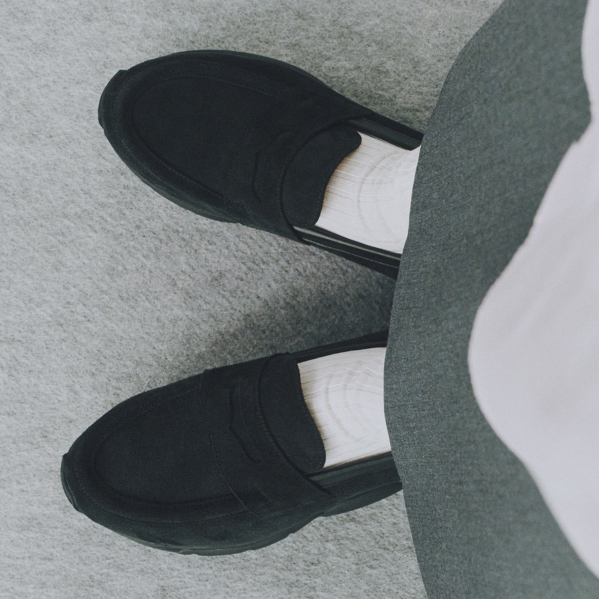 MIDFOOT ADVANCE ミッドフット アドバンス LOAFER BLACK MF-016 ローファー メンズ レディース