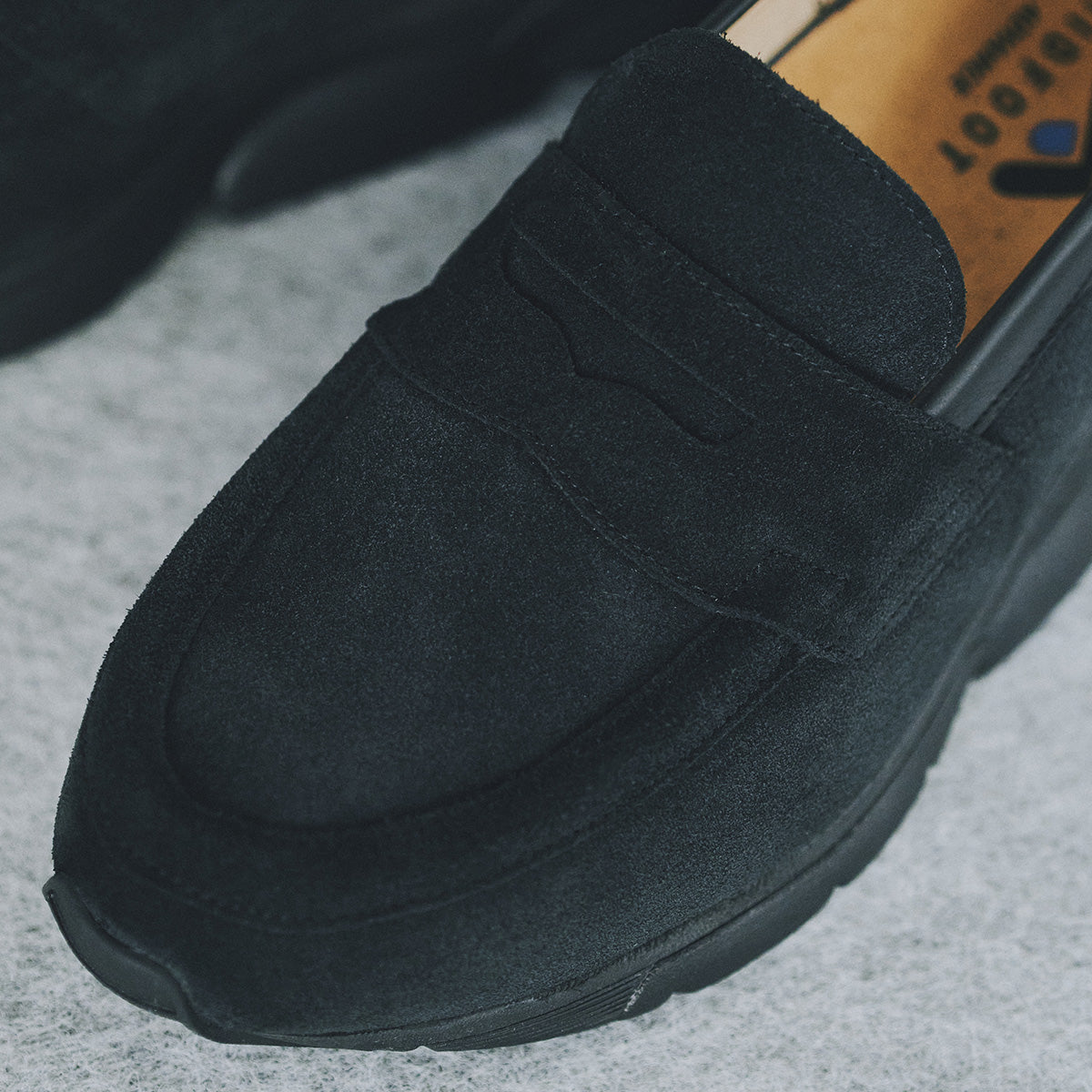 MIDFOOT ADVANCE ミッドフット アドバンス LOAFER BLACK MF-016 ローファー メンズ レディース