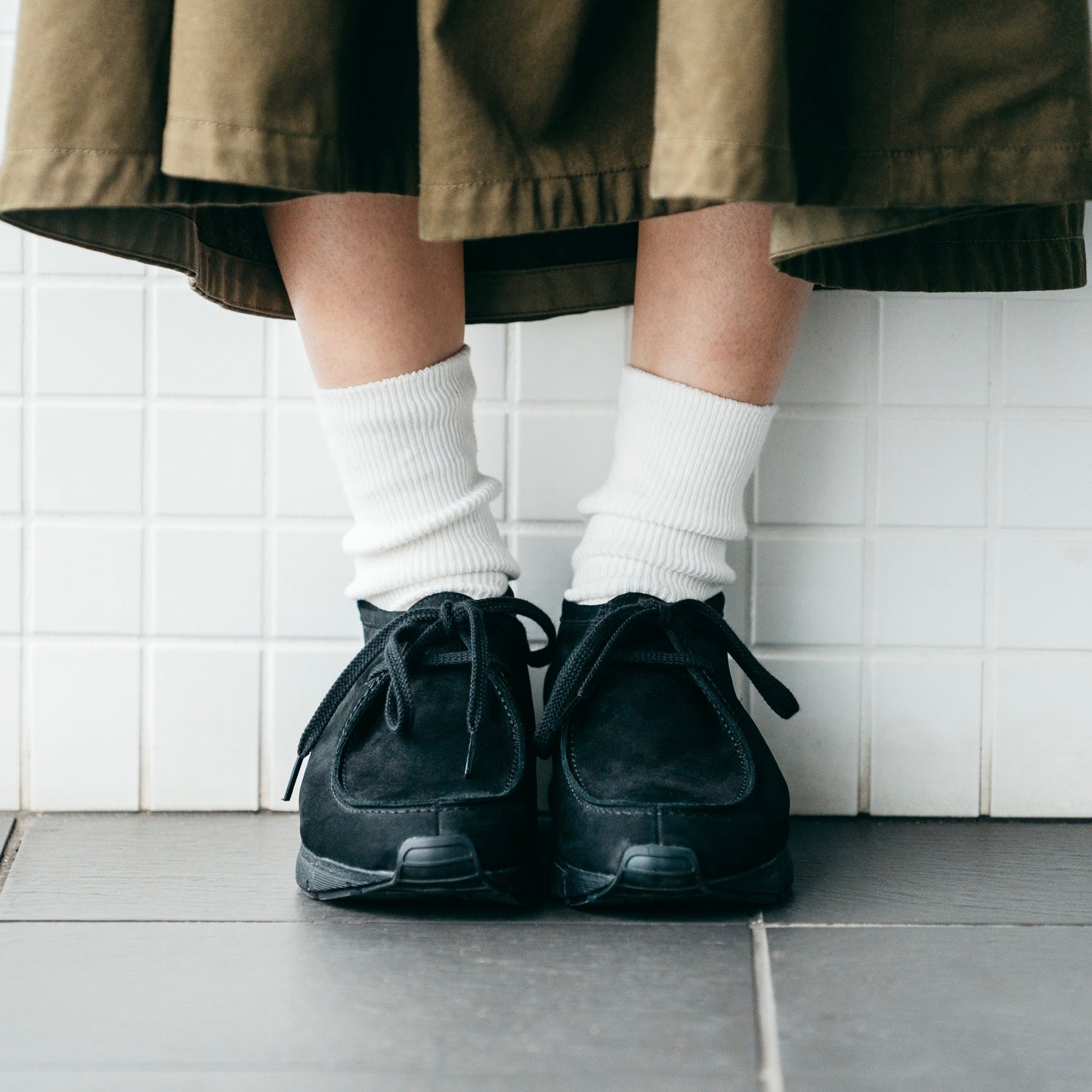 MIDFOOT ADVANCE ミッドフット アドバンス WALLABY BLACK MF-012 ワラビーブーツ メンズ レディース