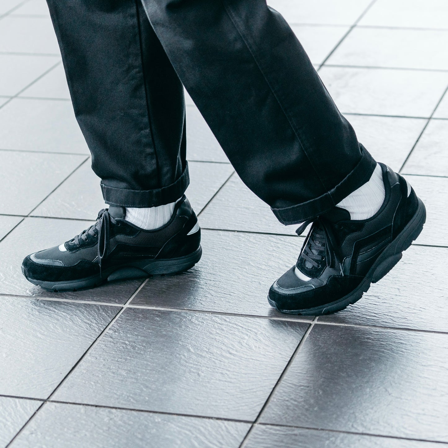 MIDFOOT ADVANCE ミッドフット アドバンス EVERY BLACK MF-013 スニーカー メンズ レディース