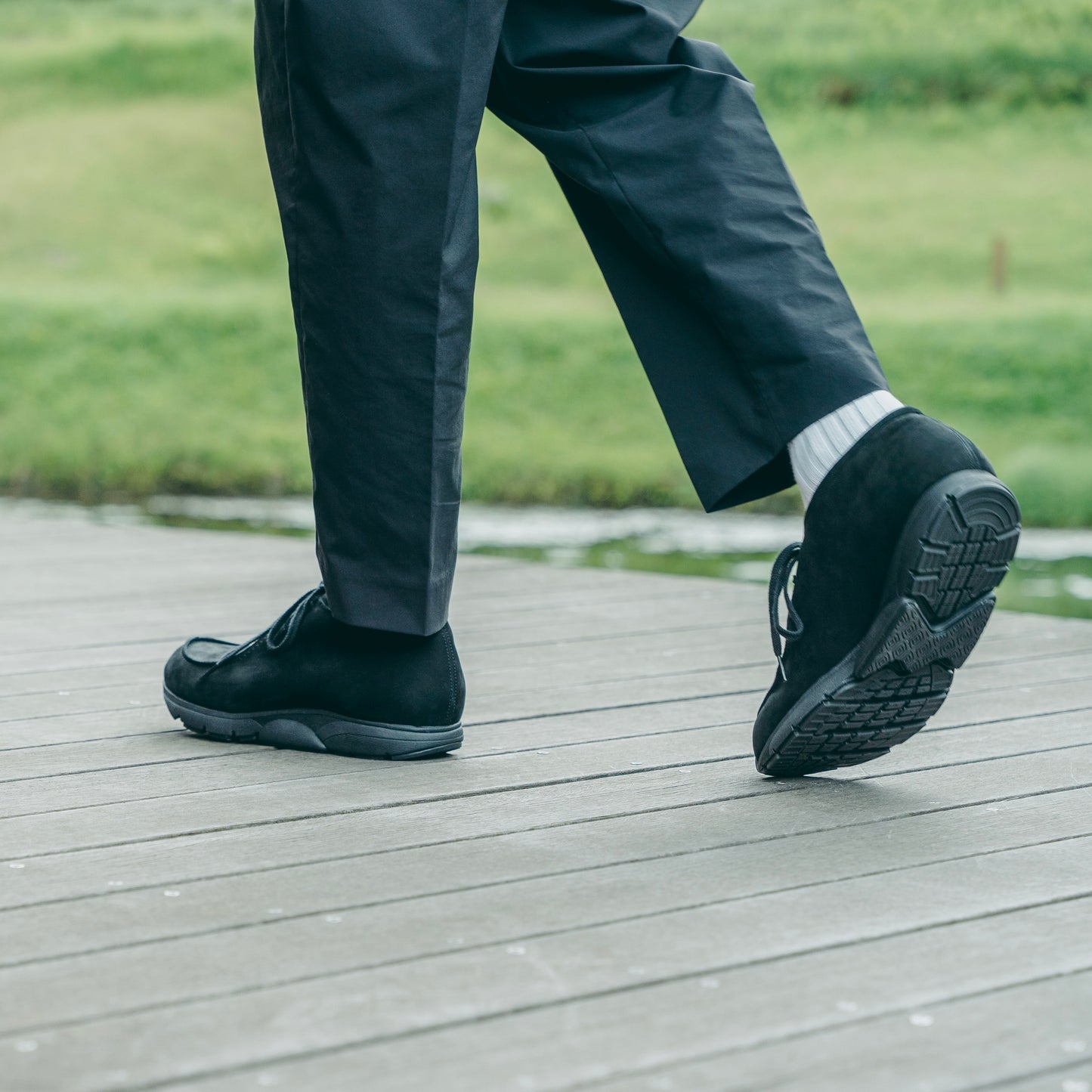 MIDFOOT ADVANCE ミッドフット アドバンス WALLABY BLACK MF-012 ワラビーブーツ メンズ レディース
