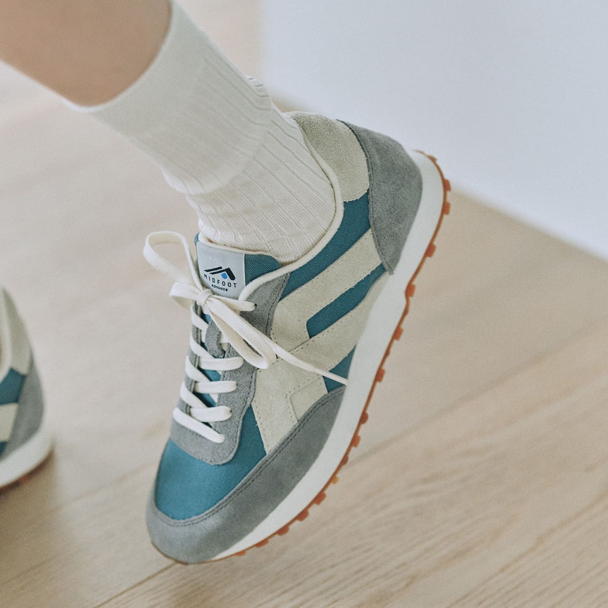 MIDFOOT ADVANCE ミッドフット アドバンス BASIS BLUE/GRAY MF-014 スニーカー ユニセックス
