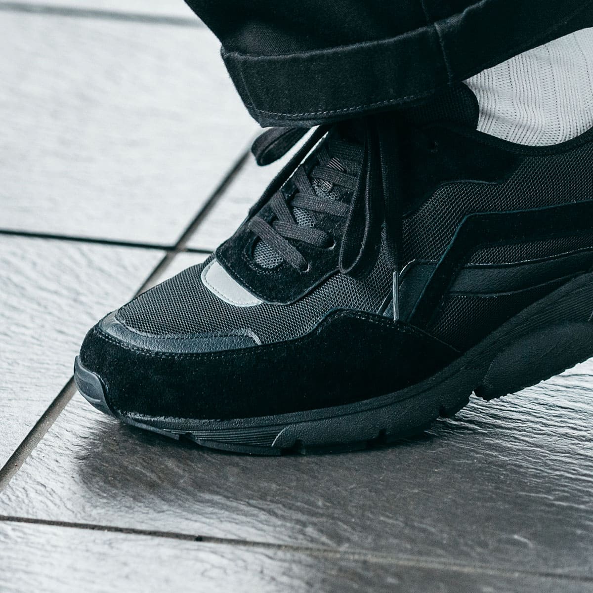 MIDFOOT ADVANCE ミッドフット アドバンス EVERY BLACK MF-013 スニーカー メンズ レディース
