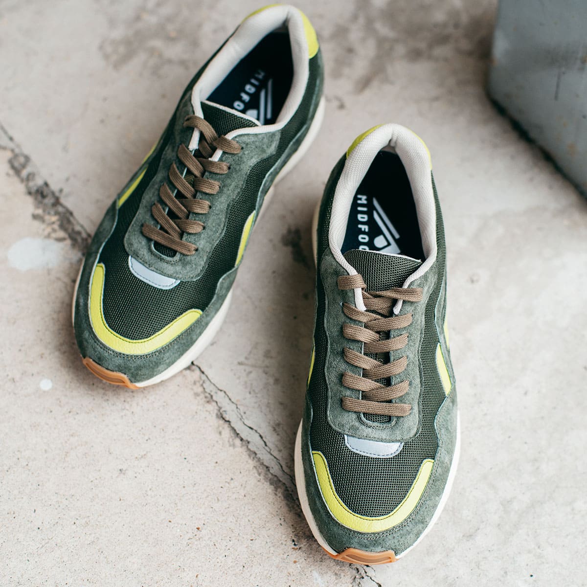MIDFOOT ADVANCE ミッドフット アドバンス EVERY OLIVE MF-013 スニーカー メンズ レディース