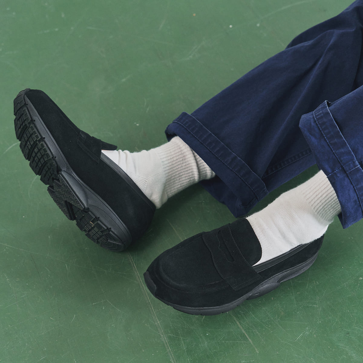 MIDFOOT ADVANCE ミッドフット アドバンス LOAFER BLACK MF-016