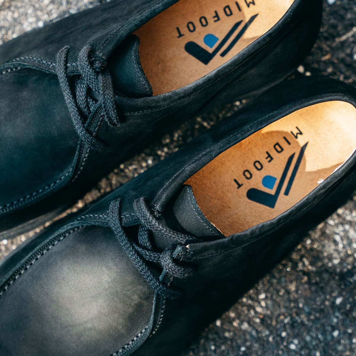 MIDFOOT ADVANCE ミッドフット アドバンス WALLABY BLACK MF-012 ワラビーブーツ メンズ レディース