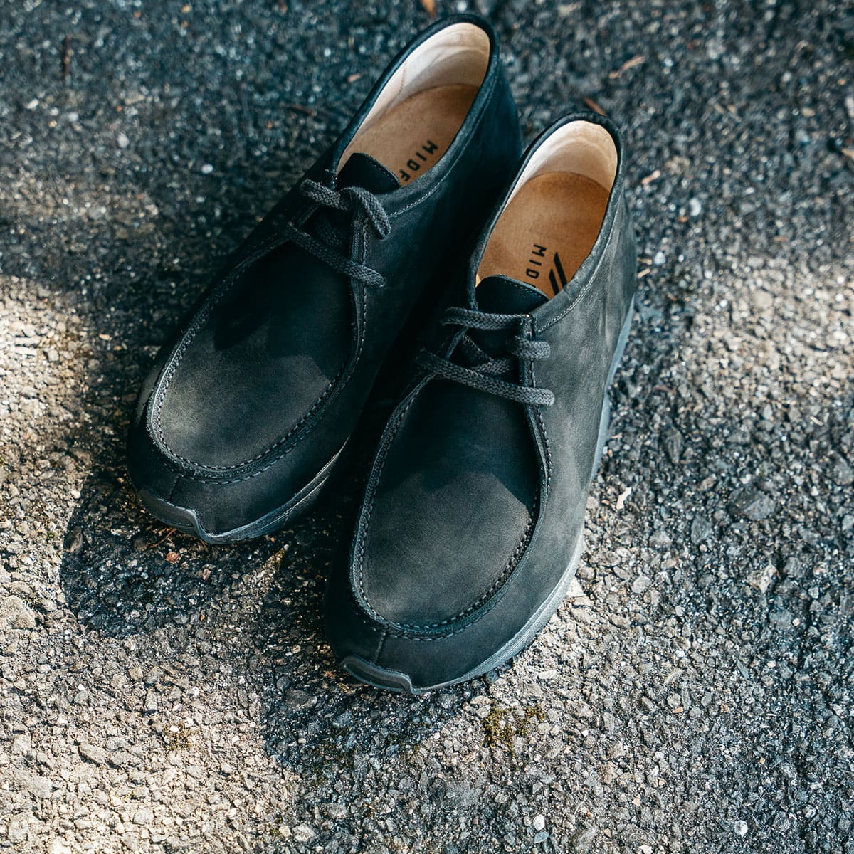 MIDFOOT ADVANCE ミッドフット アドバンス WALLABY BLACK MF-012 ワラビーブーツ メンズ レディース